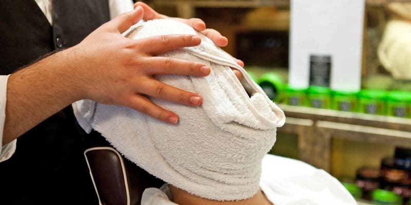 hot-towel-shave-massage