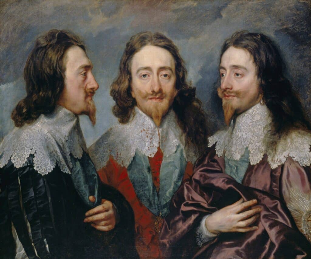 Charles I three positions
