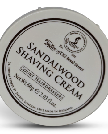 sandalwood shaving cream travel size tub