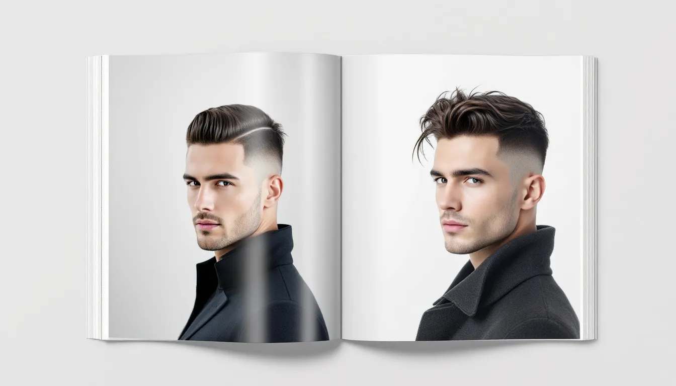 A visual guide to choosing the right taper fade for different face shapes.