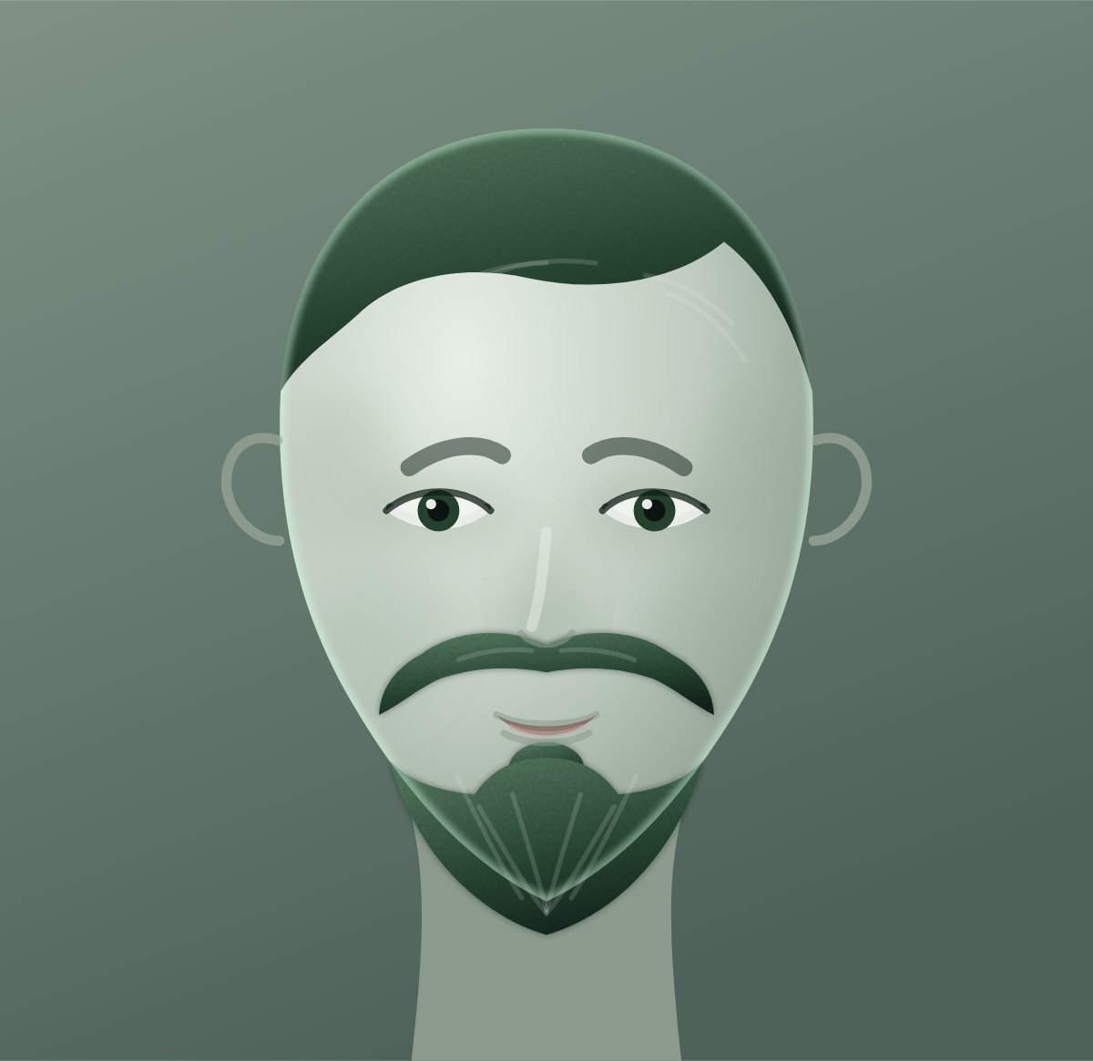 Diagram of a balbo shown on a round face